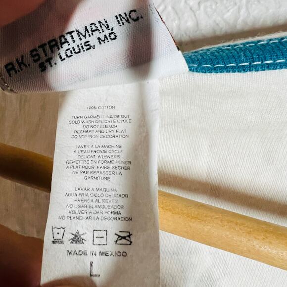 Harley Davidson 2012 Sturgis Tank All Over Print Badlands HD White Teal - L - Picture 5 of 5